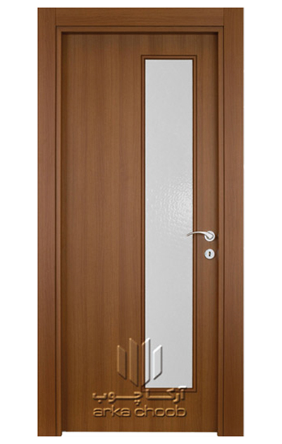 درب PVC شیشه خور کد 1404